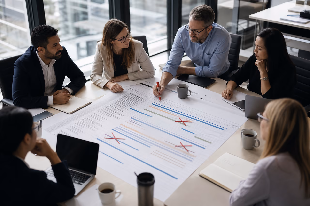 Project Management Team De-Scoping a Project Roadmap