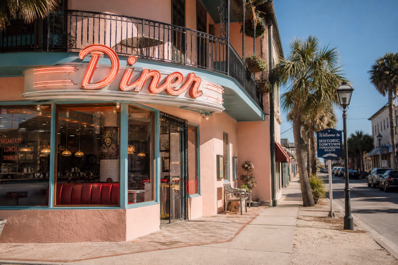 Retro New Orleans Style Diner in Fernandina Beach