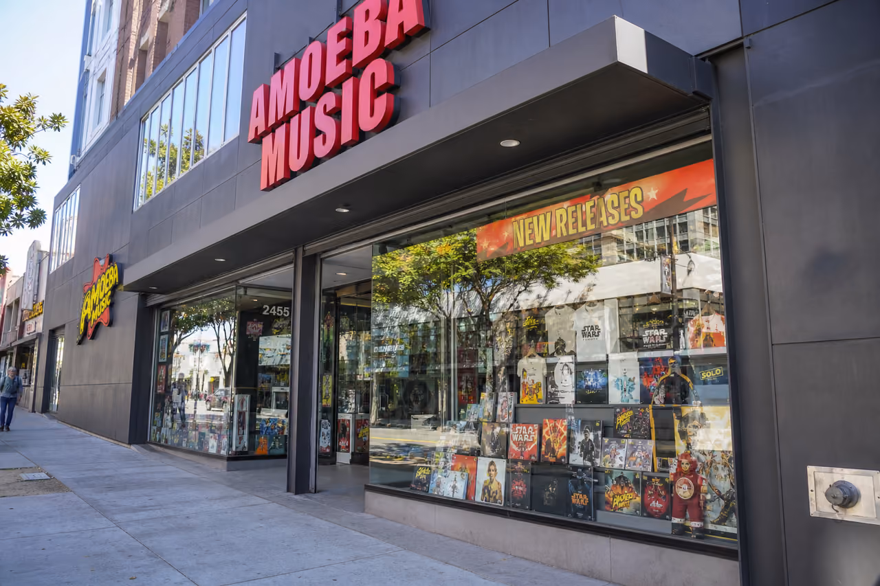 Modern Media Retail Storefront in Fullerton California