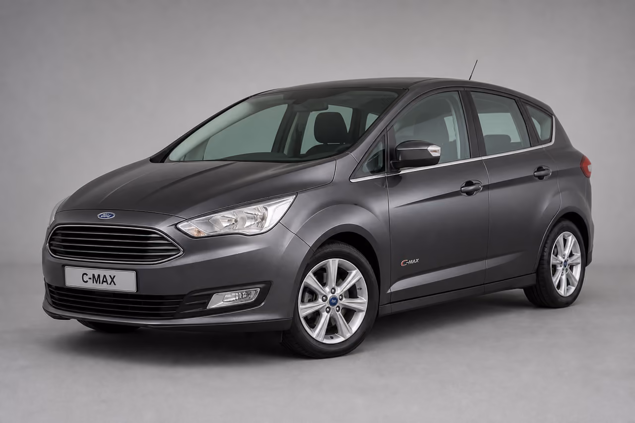 Silver 2018 Ford C-Max in a Professional Studio