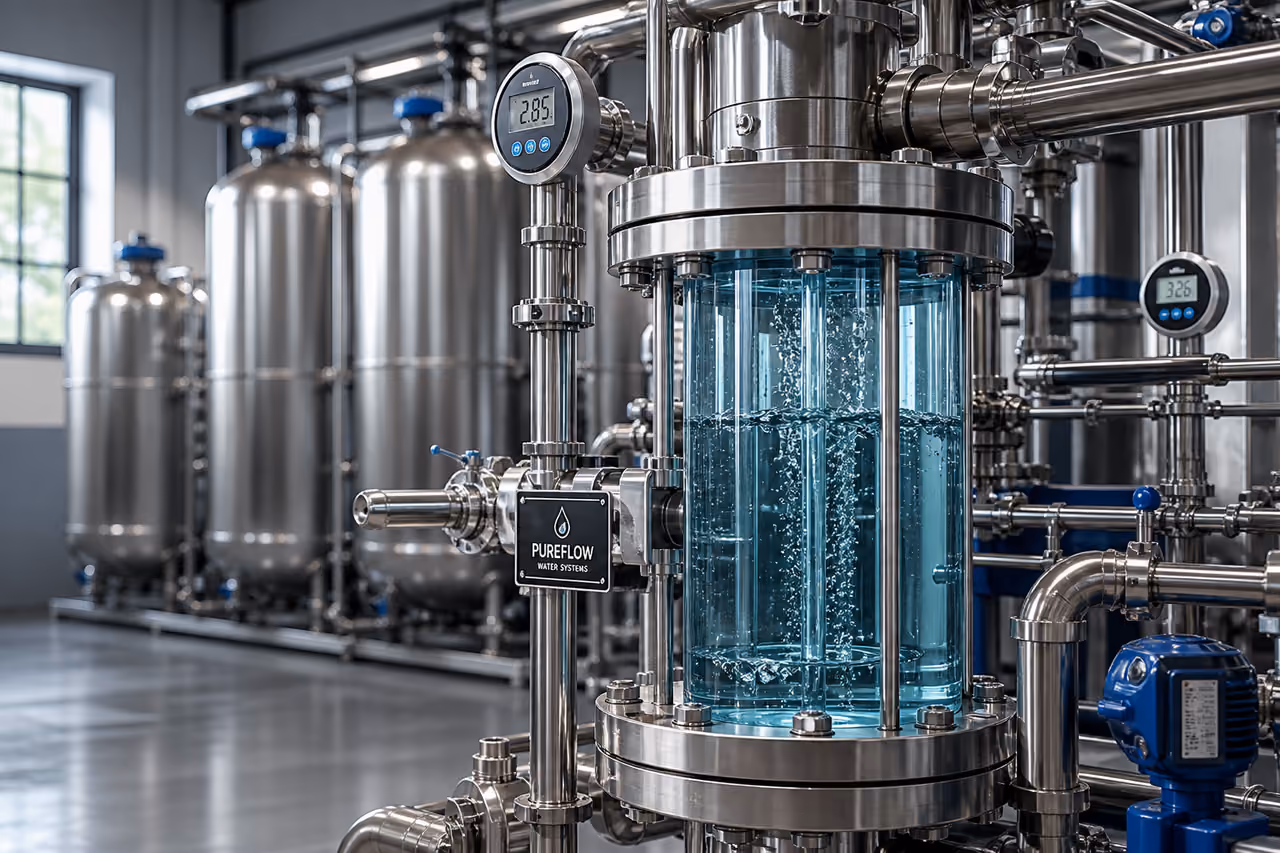Industrial Enigma Water Treatment System in Modern Facility
