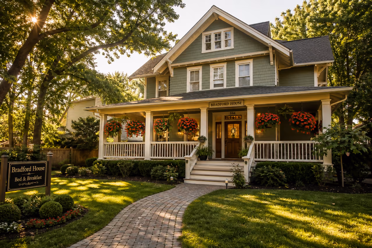 Craftsman Style Bed and Breakfast in Bentonville Arkansas