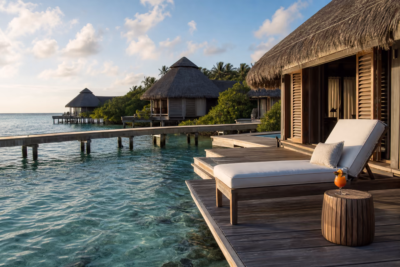 Luxury Overwater Bungalows at a Belizean Tropical Resort