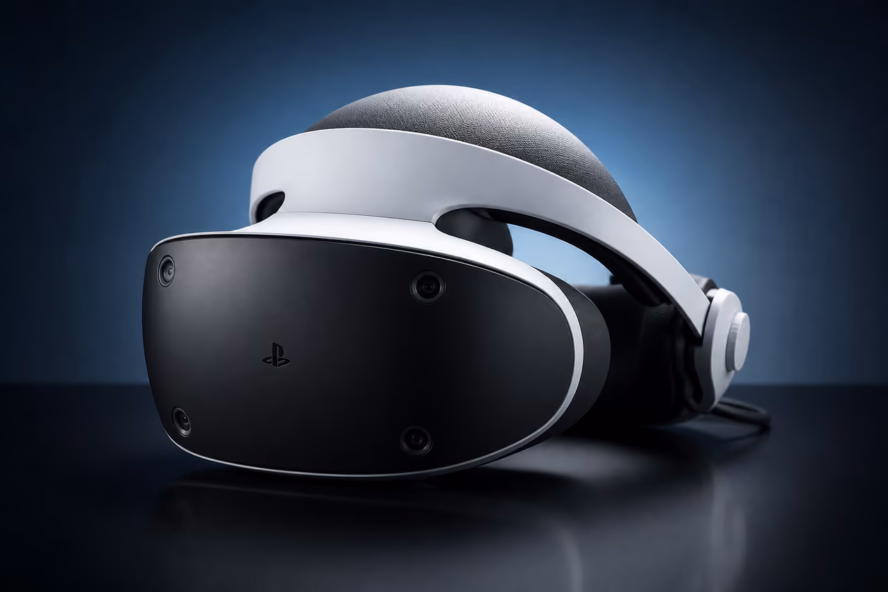 Avegant Glyph Ag101 VR Headset on Reflective Surface