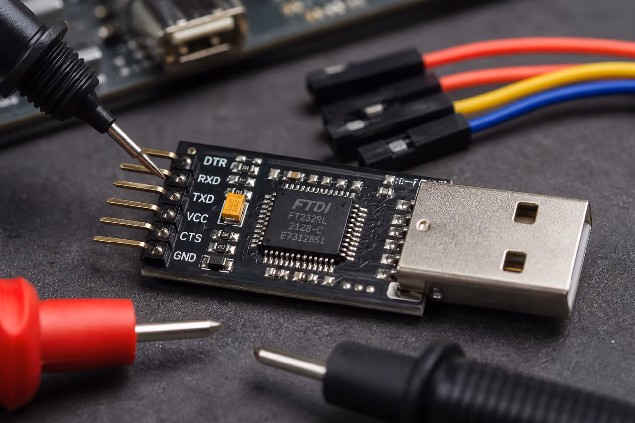 Ftdi Ttl USB to Serial Adapter on Electronics Workbench