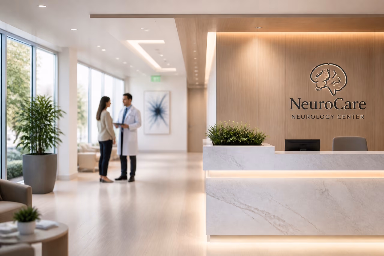 Modern Interior of a Neurological Brain Health Clinic