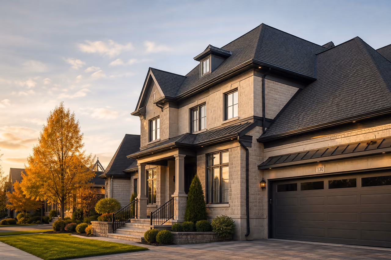 Modern Residential Roof Installation in Richmond Hill Ontario