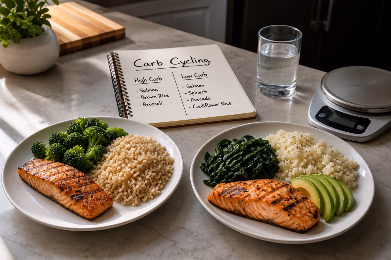 High Carb and Low Carb Meals for Carb Cycling