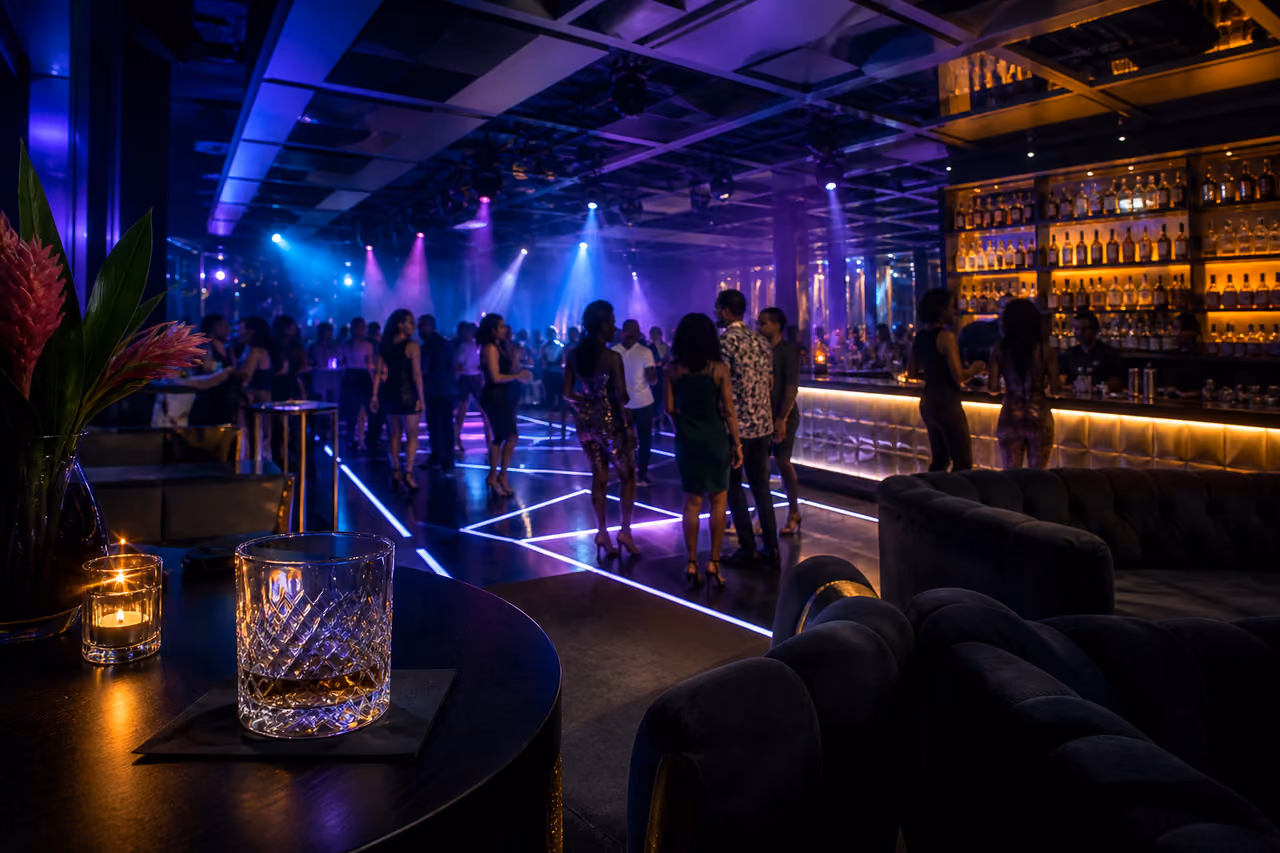 Modern Luxury Nightclub Interior in Suriname