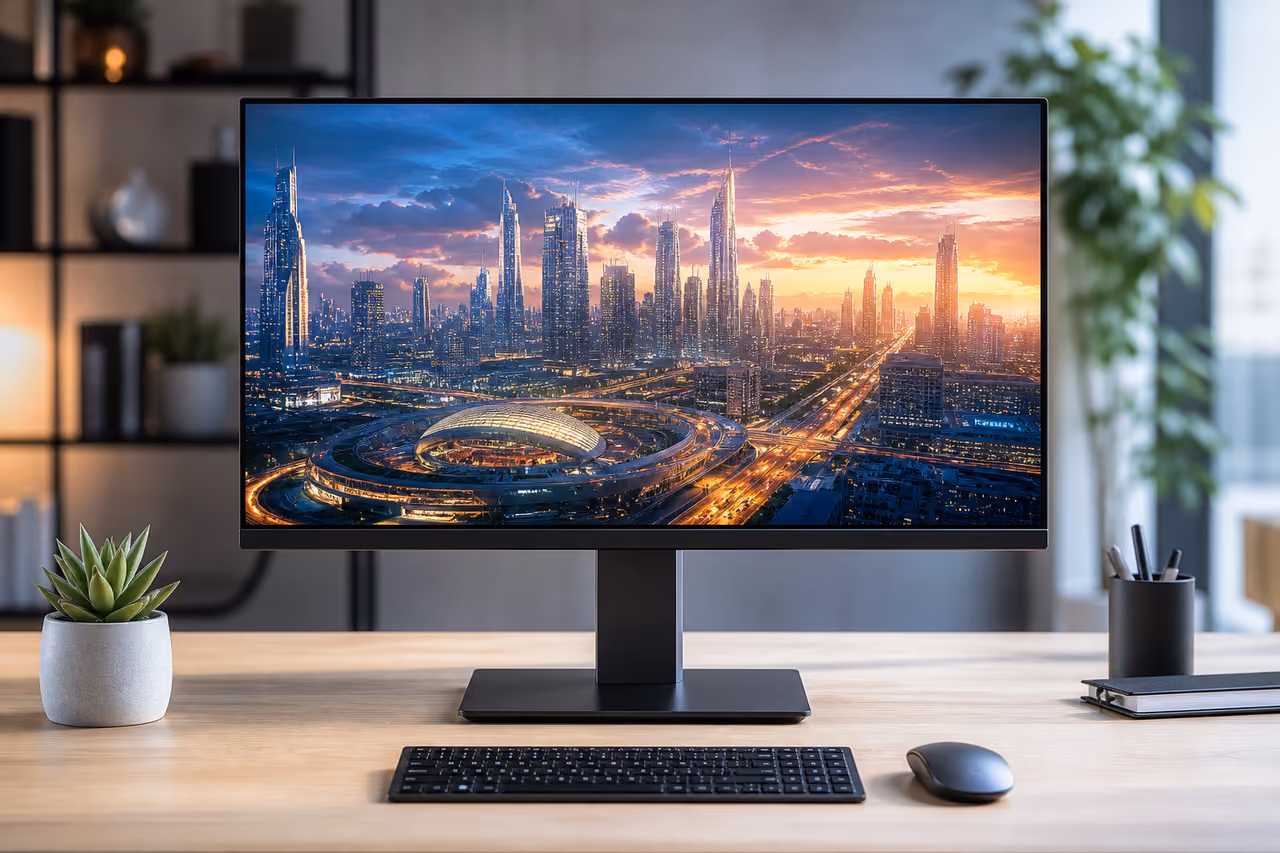 Samsung U28e590d 28-Inch 4K Uhd Monitor on a Modern Desk