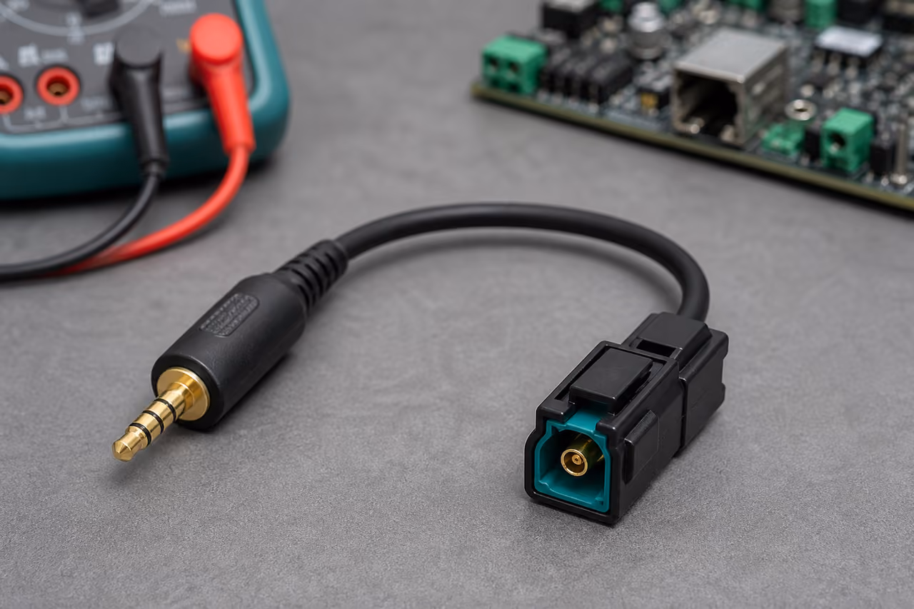 AUD to Hsd Adapter Cable on Technical Workbench