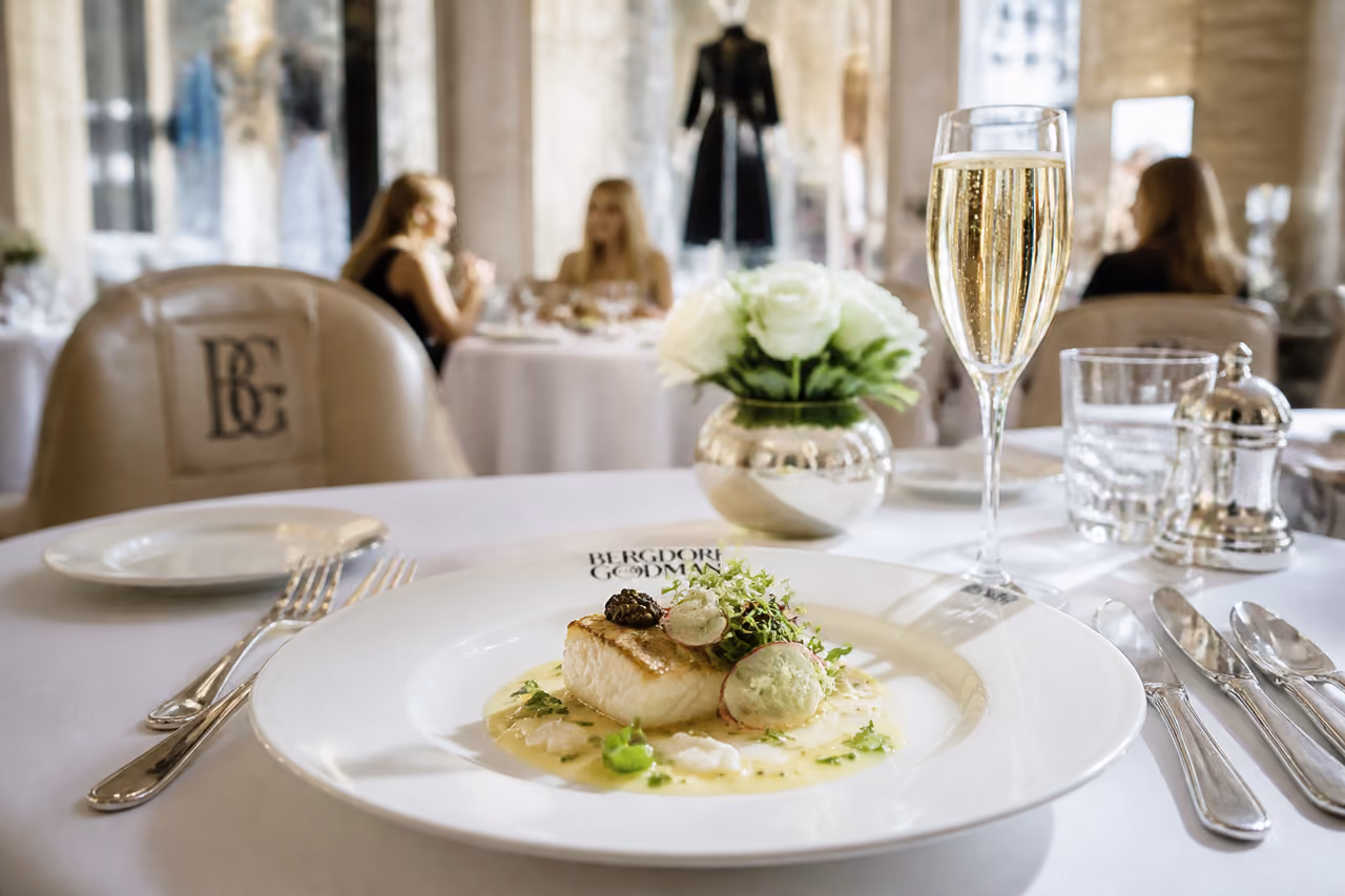 Gourmet Lunch Setting at Bergdorf Goodman New York