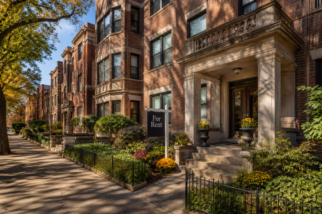 Brick Residential Building for Rent in Chicago