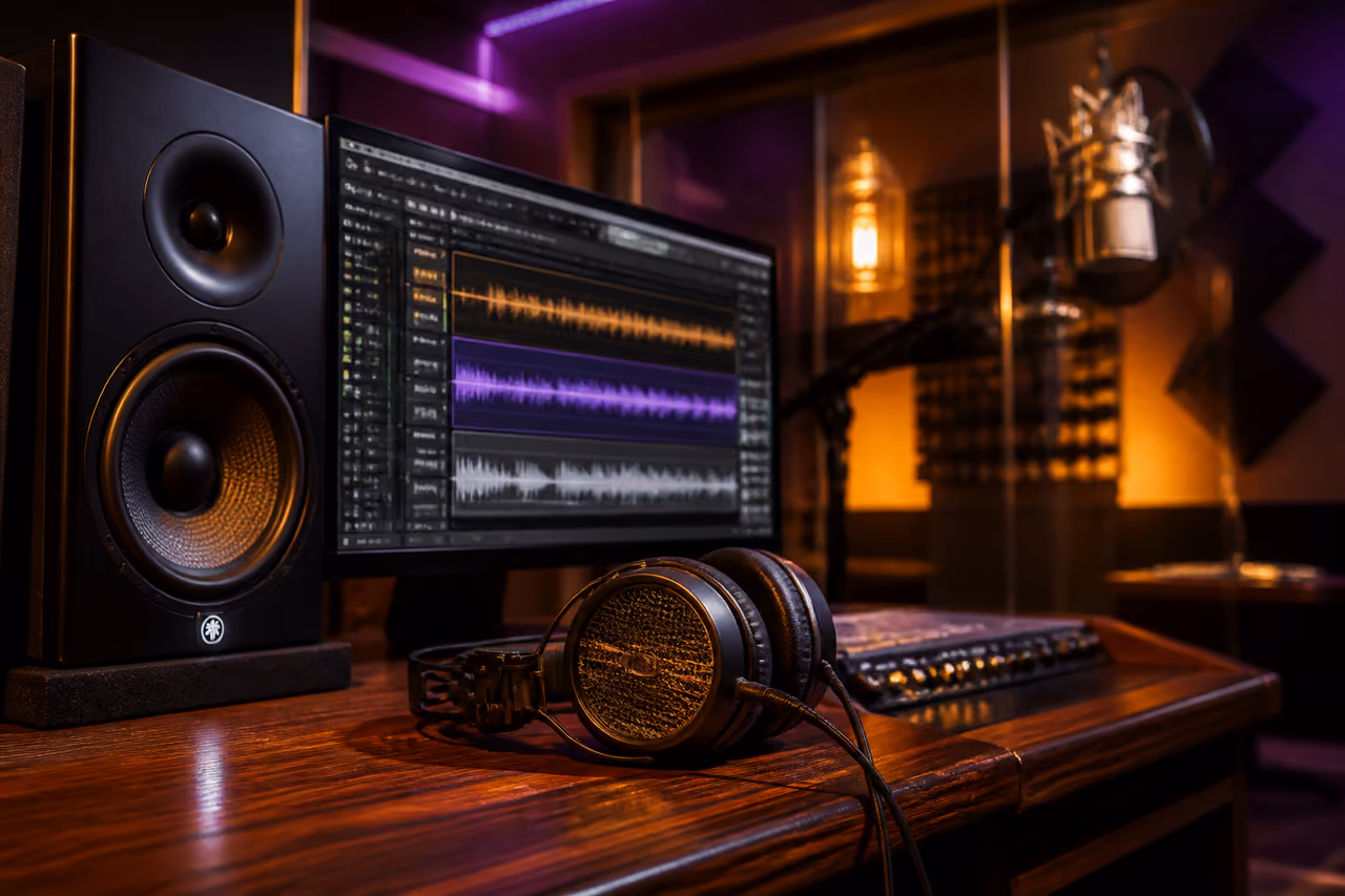 Professional Music Studio Equipment for Gospel Song Production