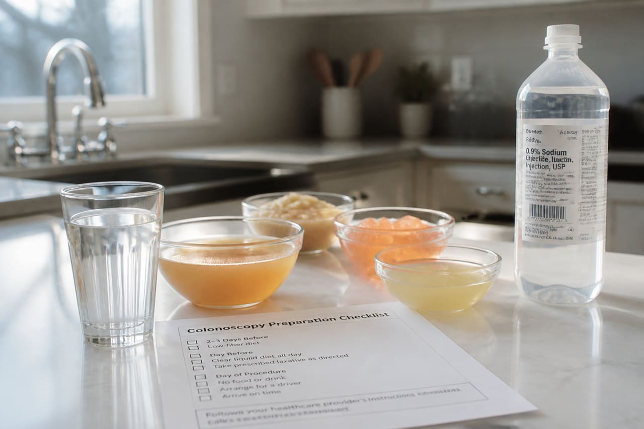 Clear Liquid Diet and Prep Guide for Colonoscopy