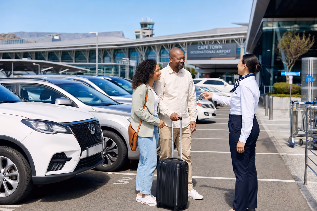 Rental Car Fleet and Staff at Cape Town International Airport
