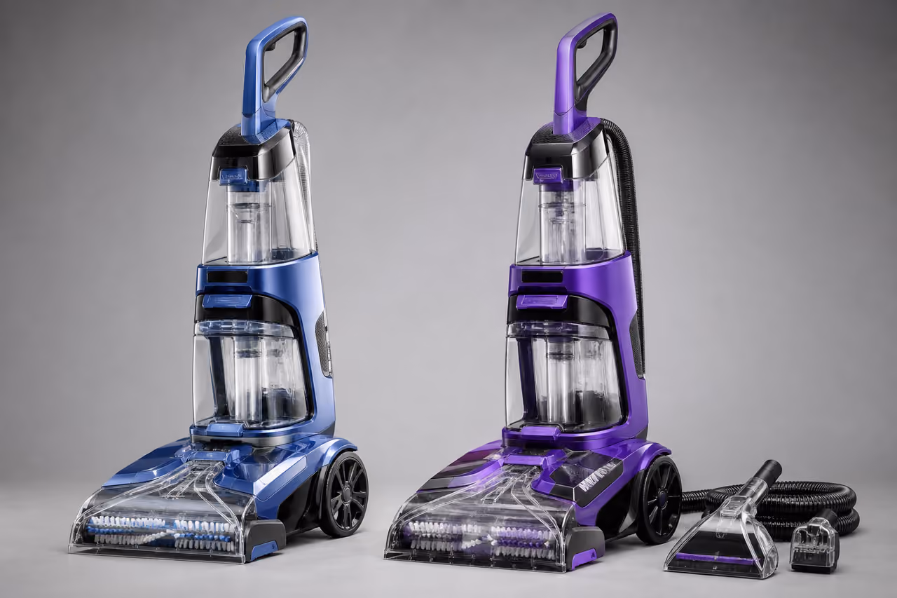 Comparison of Two Upright Carpet Cleaning Machines
