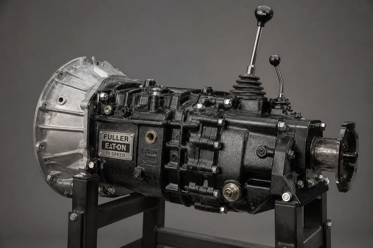 Fuller Eaton 10 Speed Manual Transmission on Industrial Stand