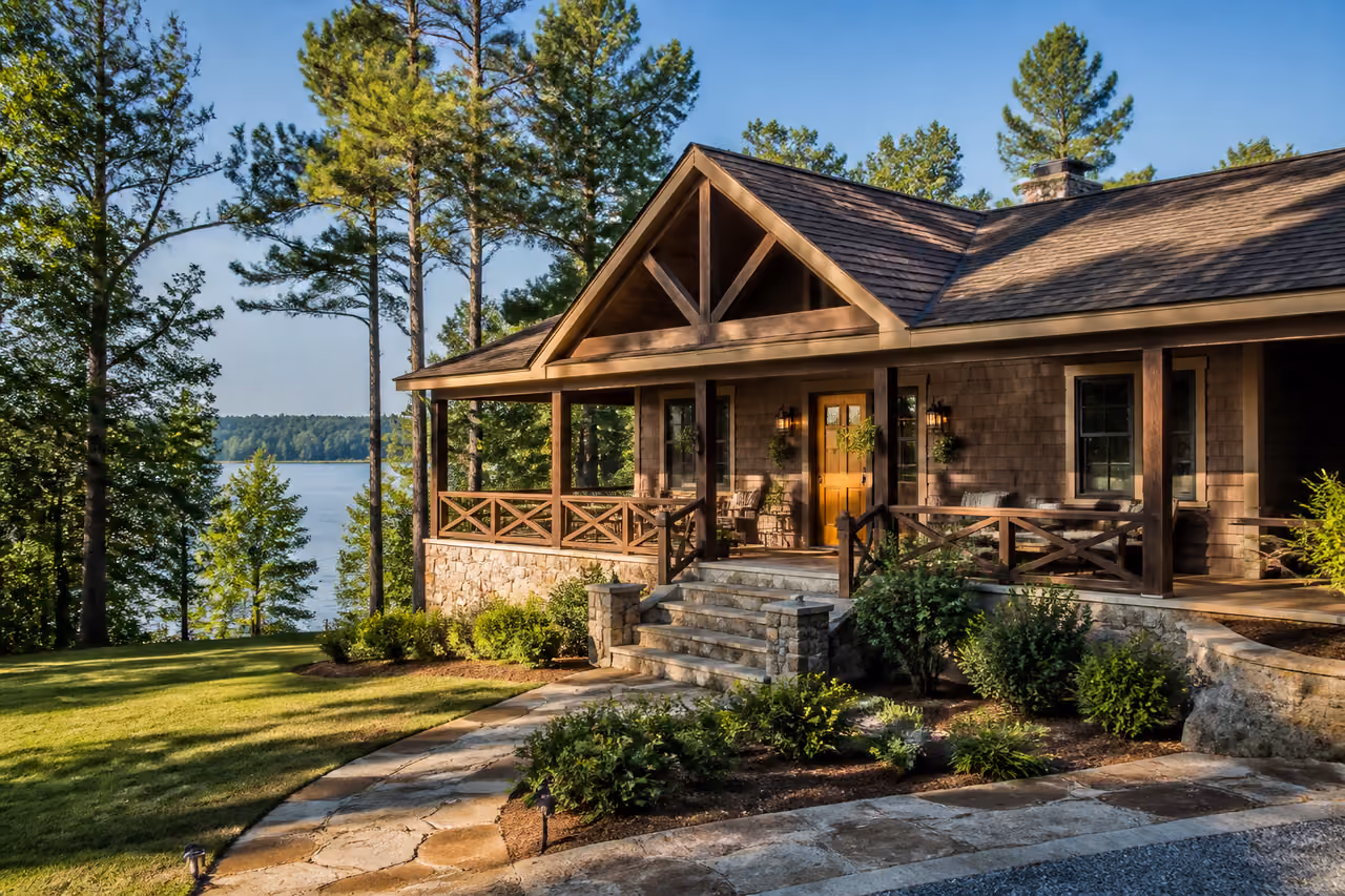 Cozy Lakeside Cottage Rental in Dadeville Alabama