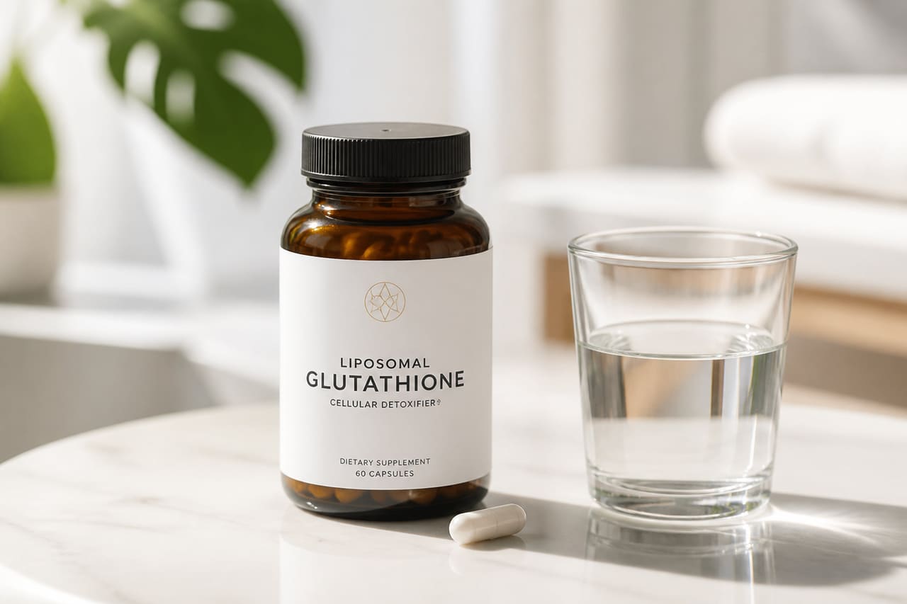 Supplement Bottle and Capsule for Safe Weight Loss